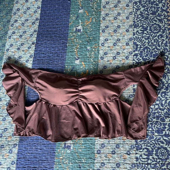 Purple Ruffled Bikini Set - Picture 6 of 7